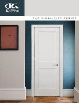 Koetter Woodworking Simplicity Door Flyer